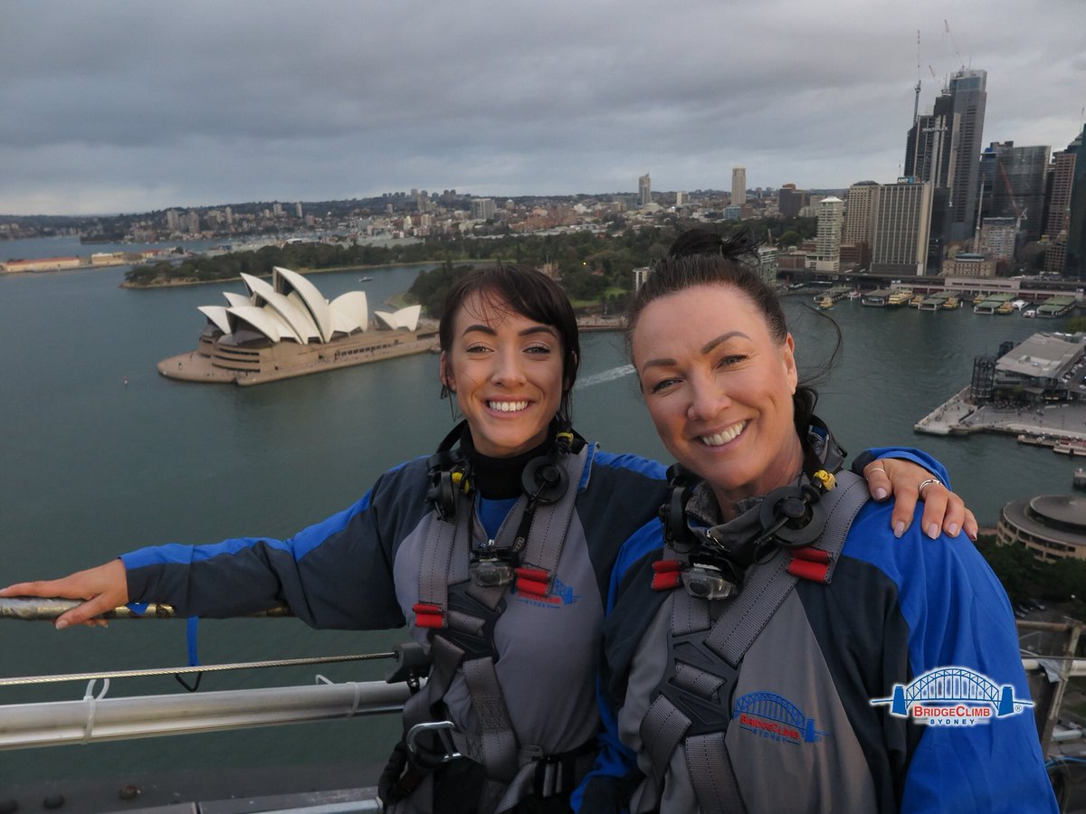 micjsmith's tweet photo. On top of the world with this cheeky monkey ❤️ #oz #Grateful #Sydney #habourbridge #climb https://t.co/Ay3gq2ugY5