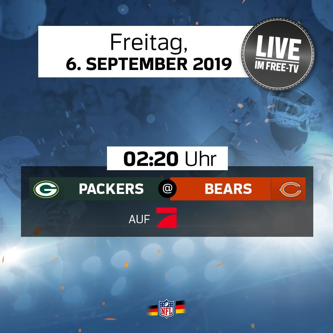 NFLDeutschland's tweet photo. DA IST DAS DING: Donnerstagnacht starten wir in die Saison – live auf @ProSieben! 🎉🎉🎉 #ranNFL #NFLKickoff https://t.co/KWiruMdplM