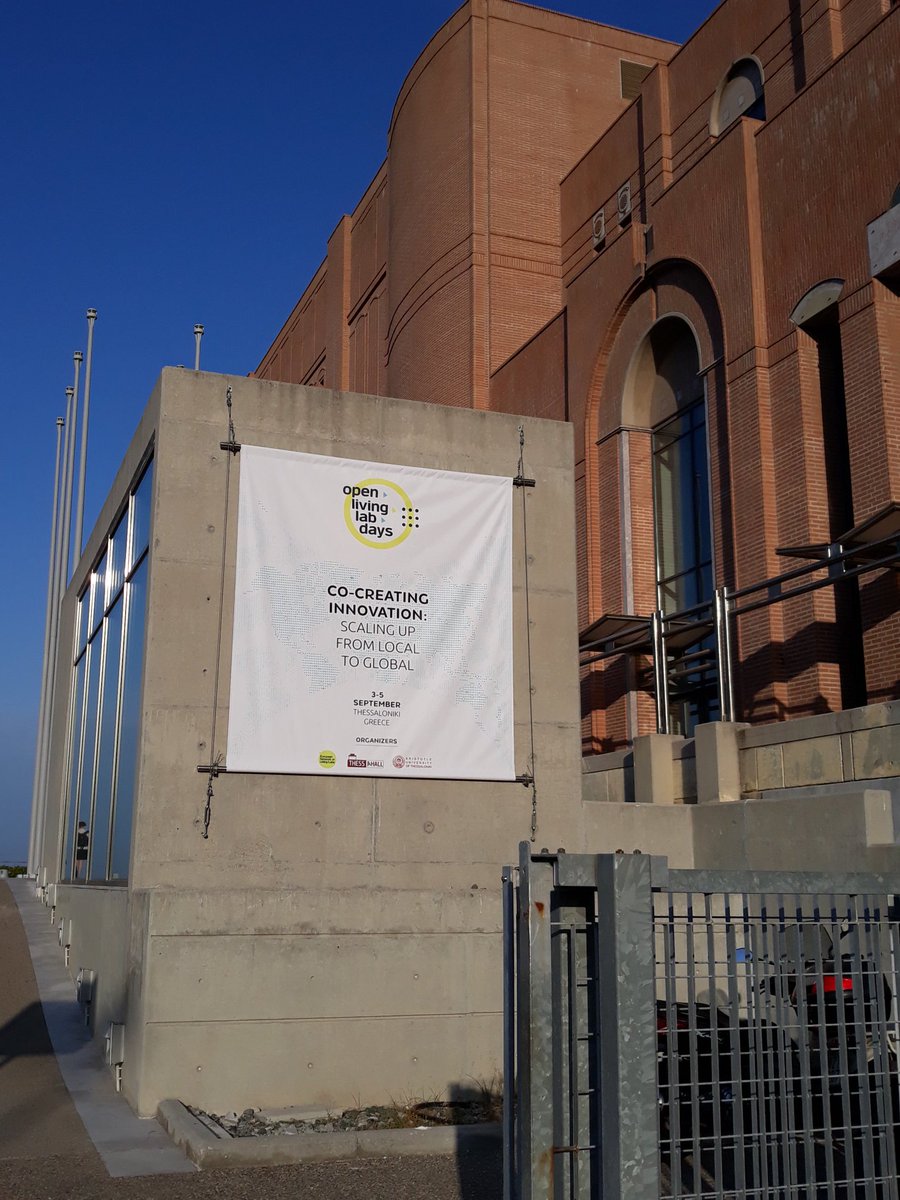 AMBITcluster's tweet photo. CENFIM participa con #InteriorsLivingLab en el evento de la comunidad global de #LivingLabs #OLLD2019. Labs de 37 países acuden a #Thessaloniki para intercambiar experiencias en #openinnovation, transformación digital y desarrollo sostenible. ¡Empezamos!

#turistic cc @Dipta_cat https://t.co/jTybzOqZVd