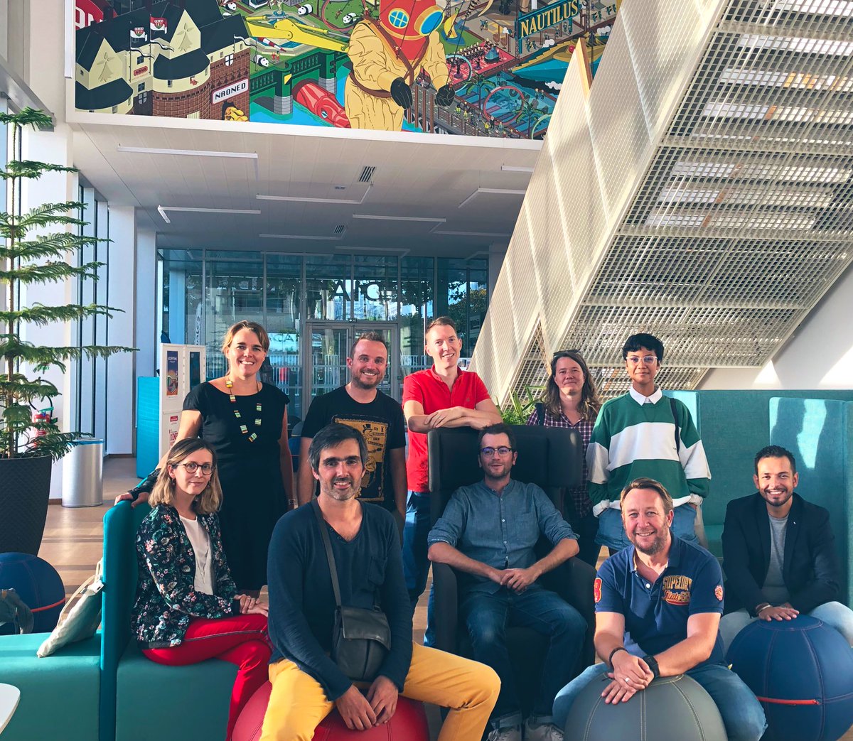 Ateliers <a href="/mediafactory_fr/">Mediafactory</a> @audencia_com : une équipe de professionnels au top cette année pour venir produire et expérimenter de nouveaux formats avec les étudiants ! Merci à eux pour leur engagement 👏🏻👏🏻👏🏻 #Mediacampus