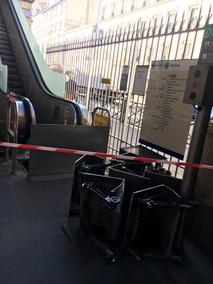 achrafzahry's tweet photo. Réouverture de la ligne 6 après 2 mois de travaux #metroparis#Eiffel.Tdistrict #RATP https://t.co/tTWryra9Yh
