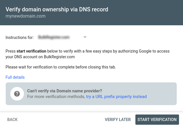 googlesearchc's tweet photo. We’re collaborating with various domain name registrars to make DNS verification easier and quicker for you 🙋‍♀️. Learn more on our blog  => https://t.co/i9C1v1JhWF https://t.co/qiRC2yYs5Q