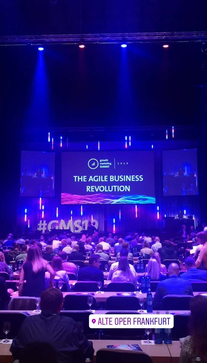 Exciting day at Growth Marketing Summit! #GMS19 #GMS #Frankfurt