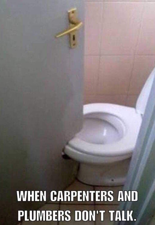 EnsignSoftware's tweet image. Whoops! 🙈 Somebody didn&apos;t look at the updated building drawings! #DIYFails