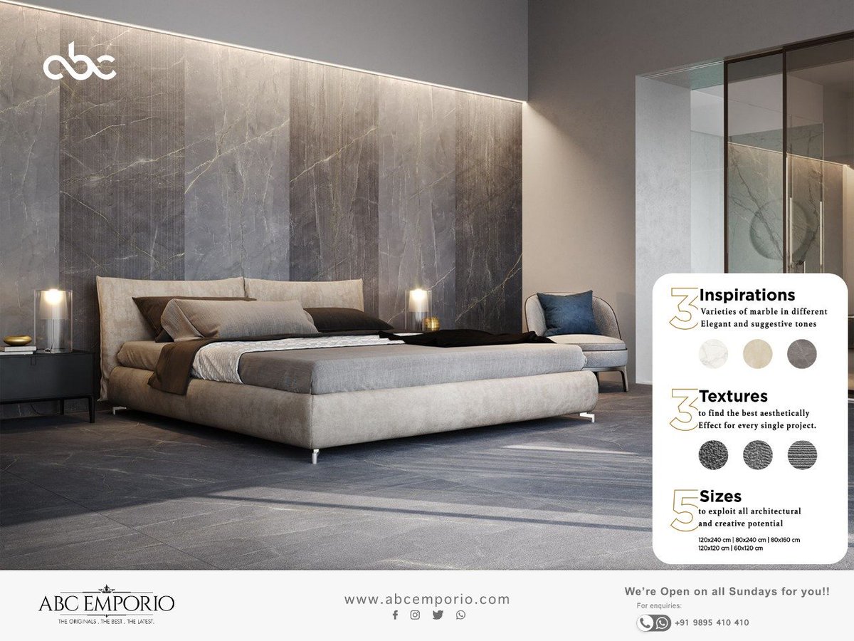 EmporioKochi's tweet photo. Superior physical and chemical characteristics – together with beautiful aesthetics – are the distinguishing feature of all Nexion collections. Only available @EmporioKochi , Feel free to call us @ +91 9895 410 410 We are more than happy to help you.😃
#TuesdayMorning #Luxury https://t.co/SUEayJUO4W