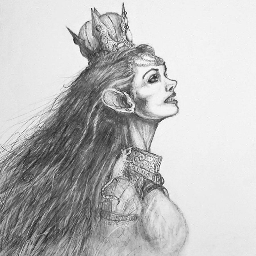 LuckyCrowTweets's tweet photo. 🐀👑Rat Queen👑🐁
This is another one of my favorites from @drawtober 2017. I had recently found out about 0.3mm mechanical pencils and fell in love with them right away
#graphite #darkart #art #draw #sketch #beepaper #gothic #horror #fantasyart #female #drawtober #darkfantasy https://t.co/LvCnTVU8rP