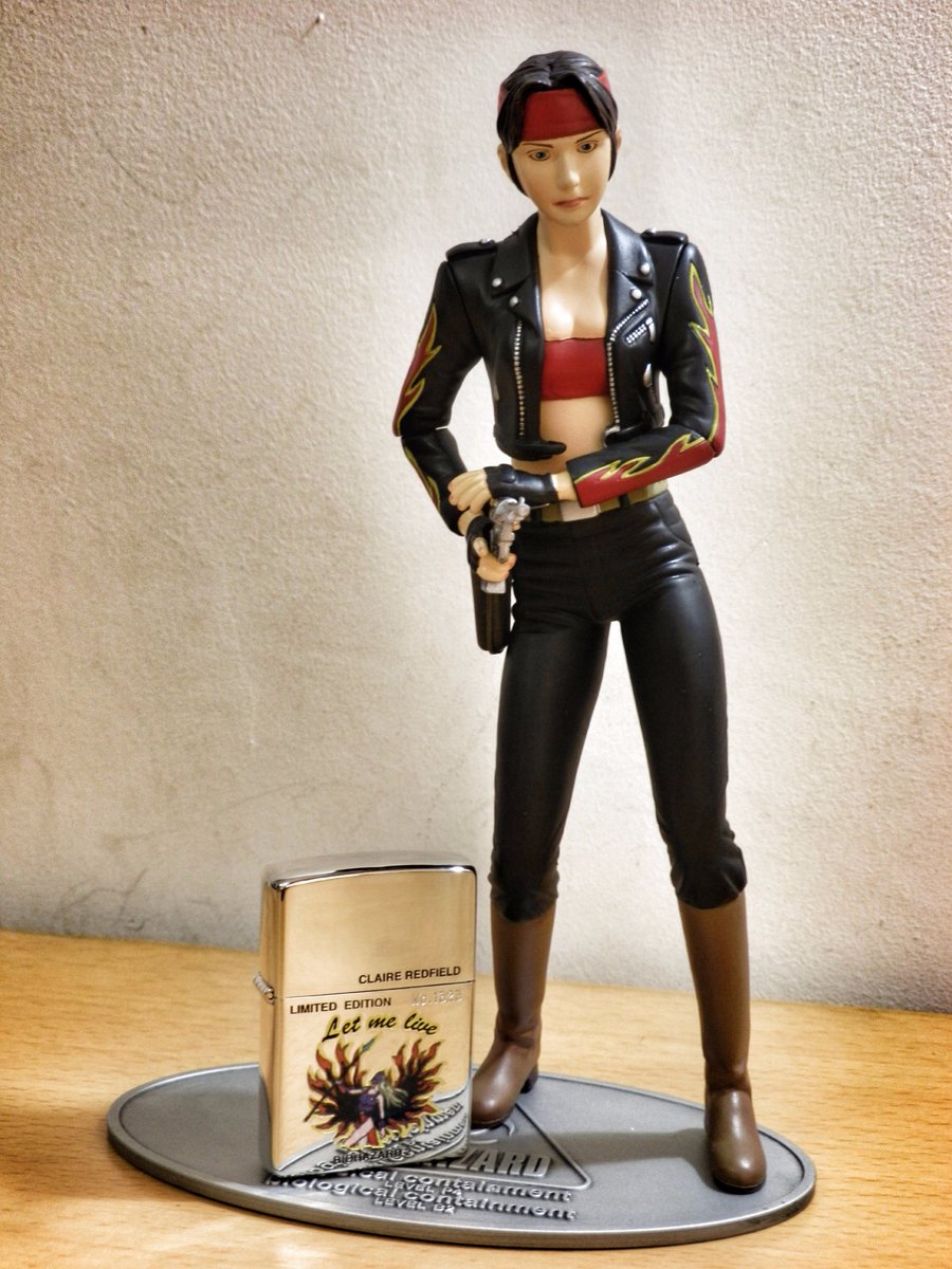バイオハザード モビー・ディック クレア（レザージャケットバージョン） Resident Evil Moby Dick figure, Claire in alternative leather