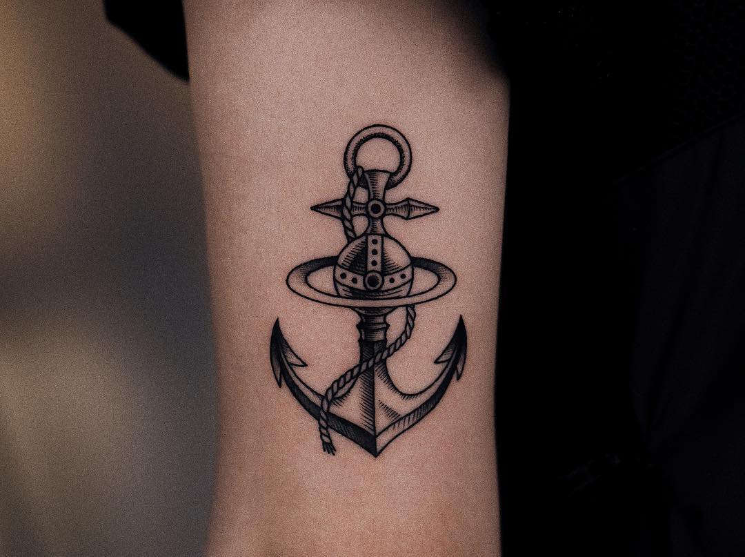 21+ Popeye Anchor Tattoo - EdenAvaGrace