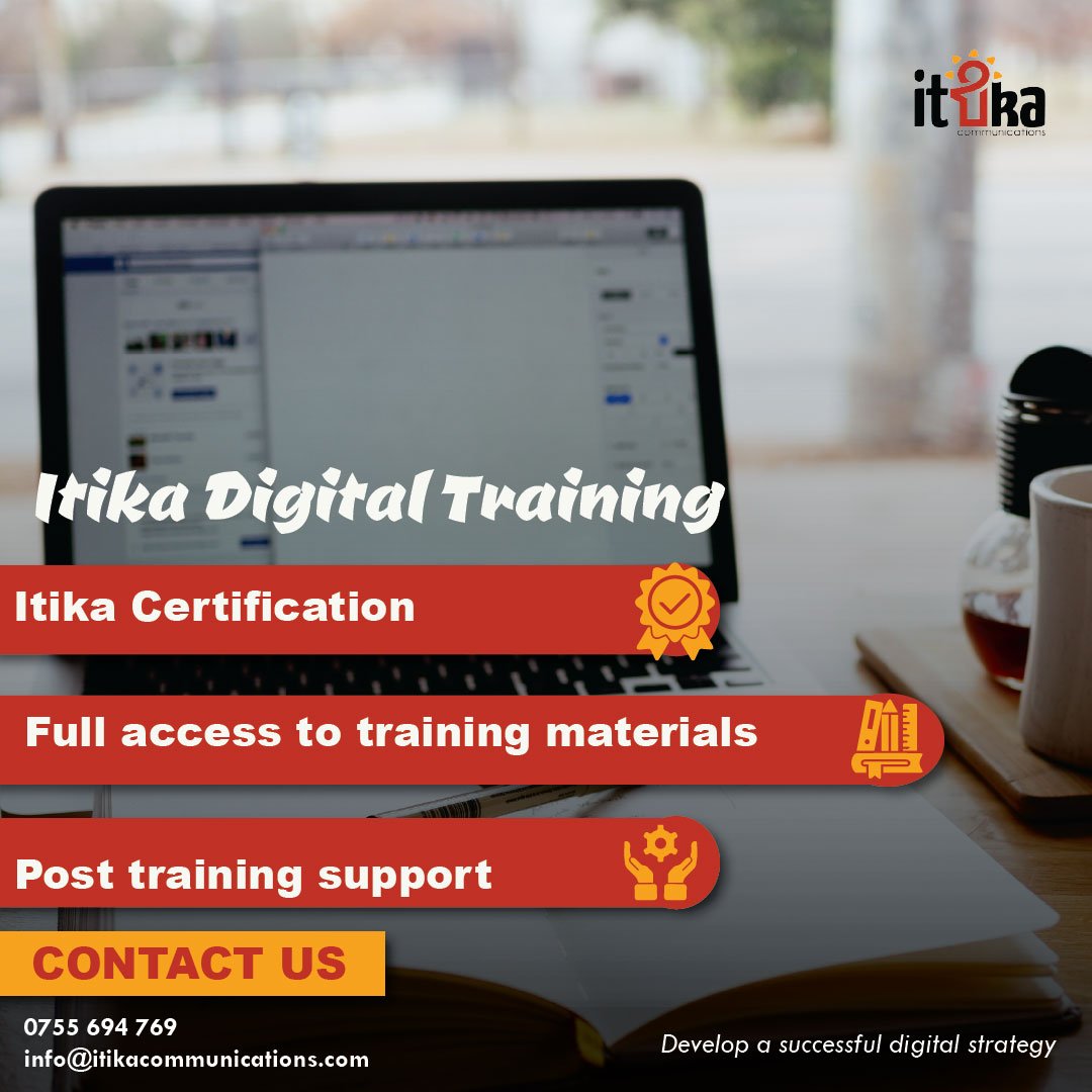 ItikaComm's tweet image. Book on this intensive digital marketing training to get fully briefed on the key ingredients that form a successful digital marketing strategy. Gain expert training and guidance 
from the front-line and best practice insight from recent 
case study examples.#ikokazike #training