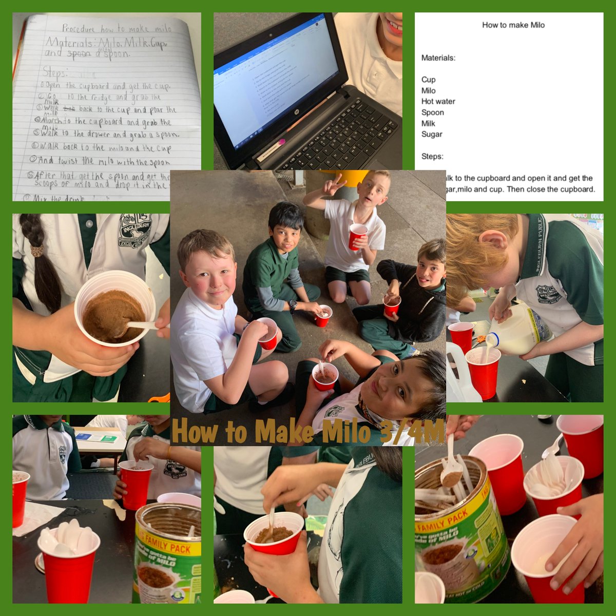 Learning is heaps of fun with several scoops of milo.🤤🍫🥛😋 <a href="/IngleburnPs/">Ingleburn PS</a>