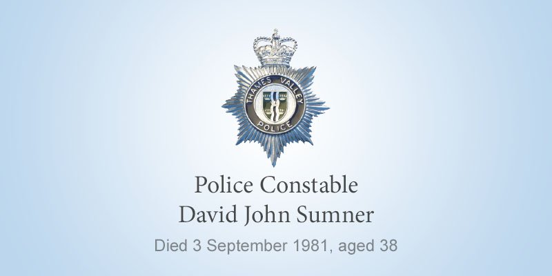 ThamesVP's tweet photo. Police Constable David John Sumner was tragically killed in an accidental collision with a lorry whilst on motorcycle patrol in 1981.
#RestInPeacePCSumner
@Police_Memorial https://t.co/sHlcX5Rsid