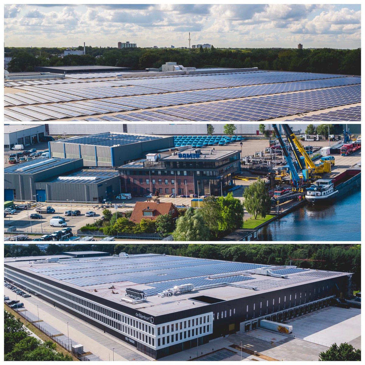 AriceAmice's tweet photo. Tsjonge, meerdere grote projecten van bekende top bedrijven tegelijkertijd in uitvoering. @ZonelEnergy #focus #raisingthebar #highvoltage #workingallday #ShineOn https://t.co/EsGZG8n90v