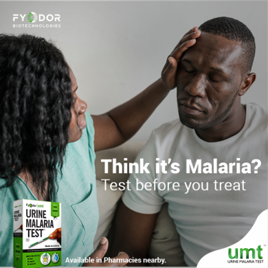 Fyodorbiotech's tweet photo. Before you reach for those meds, make sure you’re treating the right cause.

Test for Malaria with Fyodor UMT and know your status in minutes. https://t.co/HSaKtHQPa0
