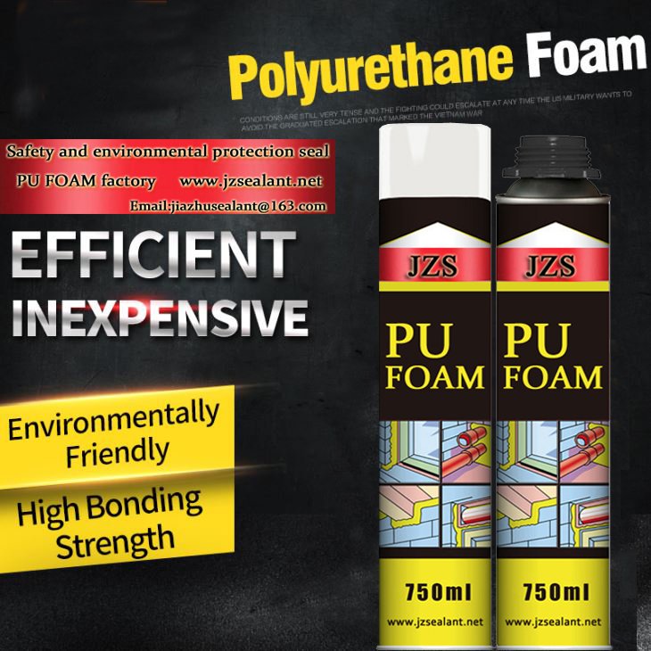 750ml Construction PU FOAM Sealant Manufacturer
Email:jiazhusealant@163.com
jzsealant.net