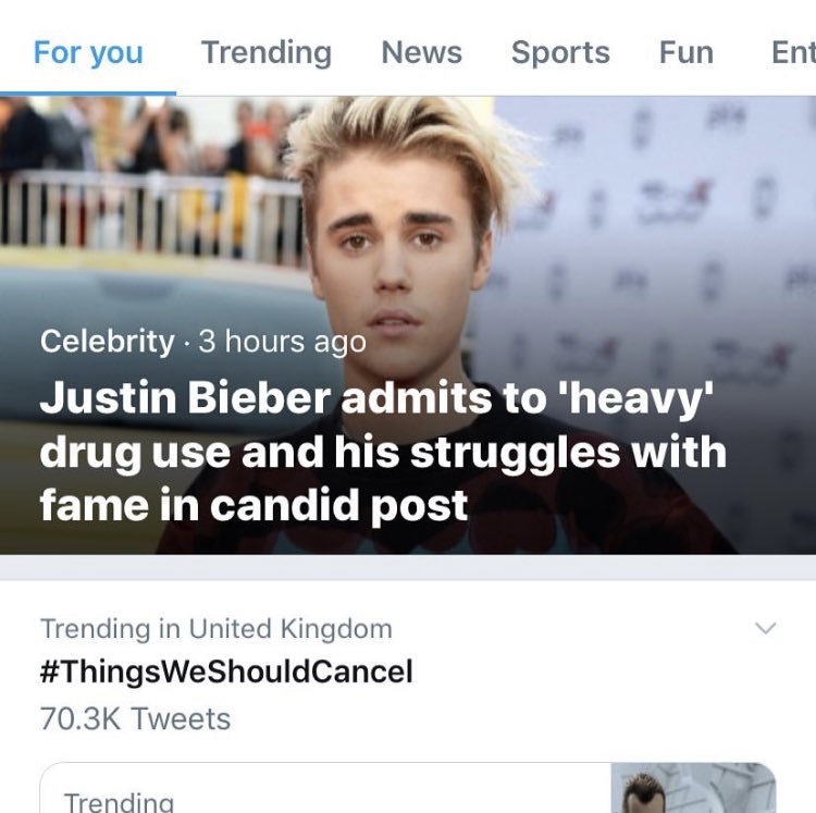 So this is the one thing the worlds media picks up on after all he said ...? Can anyone else see the problem here?... <a href="/justinbieber/">Justin Bieber</a> I think what you did yesterday was incredibly brave and you deserve a little more respect