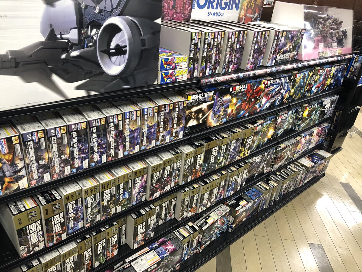 ガンプラ在庫補充しました‼️ SD、HGオリジン、オルフェンズ、ビルド系