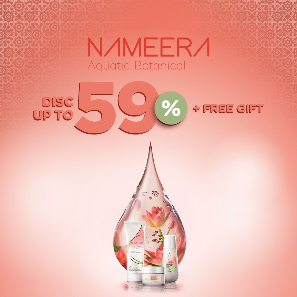 JDid's tweet photo. NAMEERA Aquatic Botanical lagi diskon hingga 59% di JDID ππ Yuk kembalikan kamurnian kulit wajahmu sekarang, klik π https://t.co/e42OgXz5Uw untuk membeli π
.
#JDID #DijaminOri #SemangatOri #Nameera #Beauty https://t.co/zWr88IdKfJ