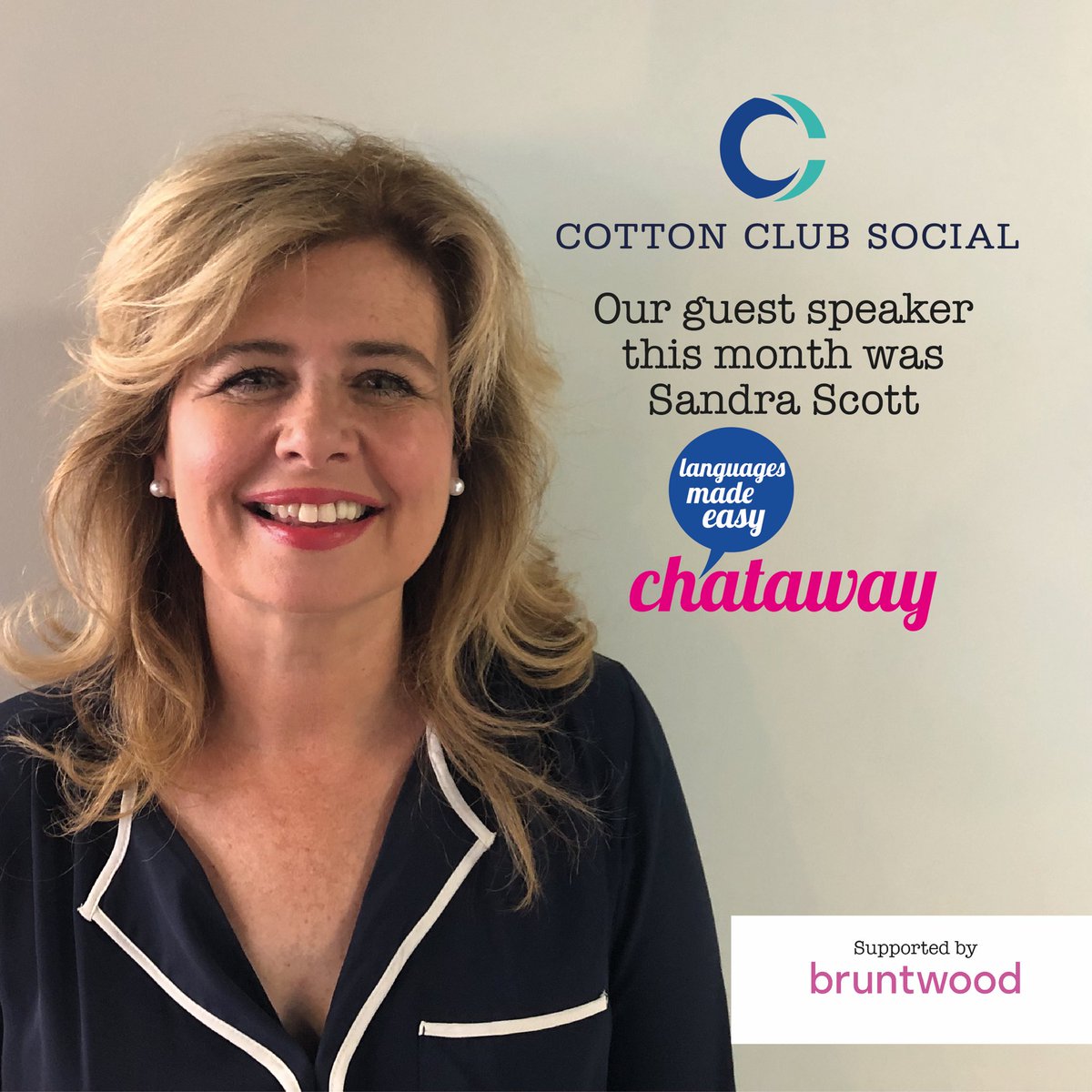 SuccessITCLiv's tweet photo. Great to hear Sandra Scott from Chataway based on the ground floor of the Cotton Exchange speaking about her language training company. #Chataway #Languages #CottonExchange #CottonClub #Bruntwood https://t.co/gVjDvqGS1k