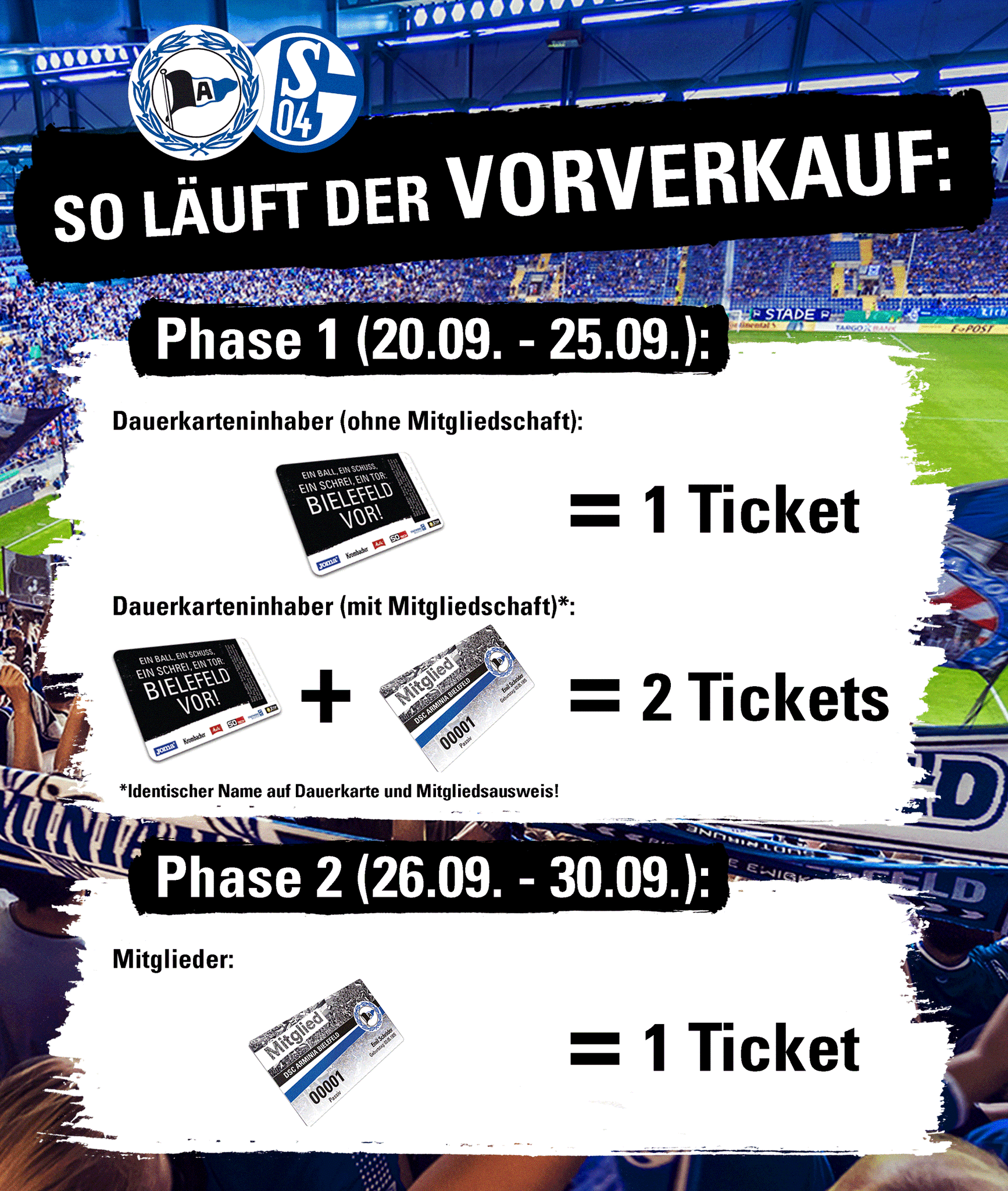 Dsc Arminia Bielefeld On Twitter Weil Uns Nach Wie Vor Viele Anfragen Zum Ablauf Des Vvks Fur Das Dfb Pokalspiel Gegen S04 Erreichen Auf Unserer Homepage Findet Ihr Das Prozedere Https T Co Nc67emcrdw