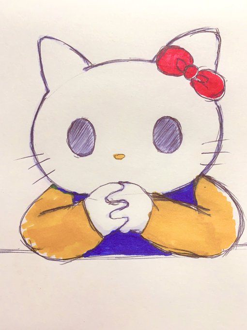 キティちゃんイラストのtwitterイラスト検索結果
