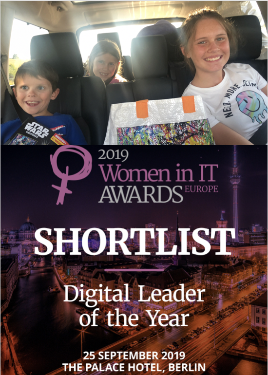 Great honour to have made the shortlist of Digital Leader of the Year at the Women in IT Awards Europe. 
As a working mum with 3 children, I’m so fortunate to work within an organisation with such strong values in #diversity. 
Thanks to the amazing team of #IBMiX.
#IBM #teamlove