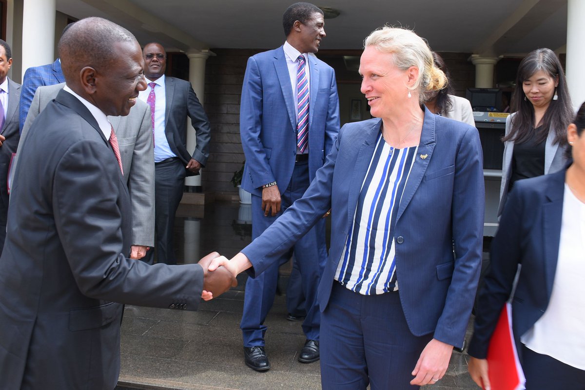WilliamsRuto's tweet image. Held consultation with the Development Partners Forum led by the co-chairs, @ajardfelt and @CFelipejaramil1, Karen office, Nairobi County.
