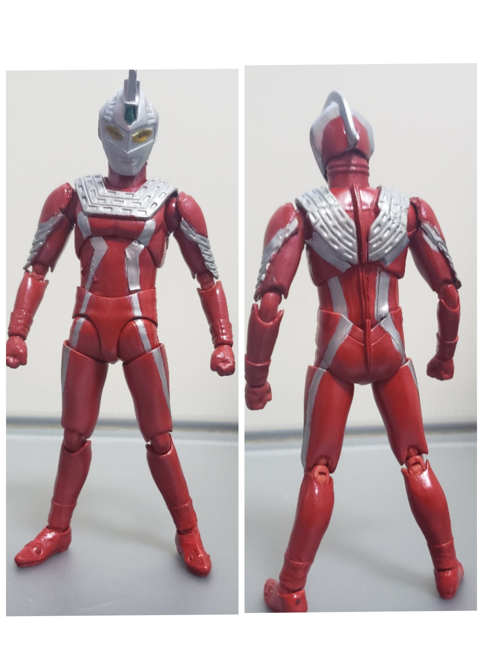 ぼりよshine ウルトラフィギュア改造同好会 ウルトラマンネオス ウルトラセブン21 ウルトラセブン21完成しました ついでにネオス完走しましたわ ネオス最高ですわ もう一個ソフビ注文したからヴェルザード専用頭部とヴェルザードも作れるわ