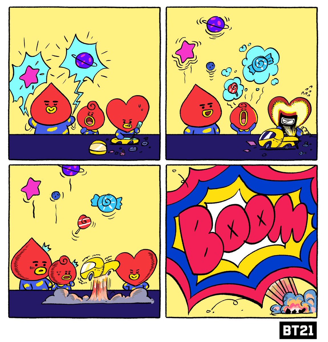 99 Percent inspiration, 1 percent… Explosion ?!?

#ItsOkay #CheerUp #TATA #TUTU #TITI #BT21_UNIVERSE #ChildhoodMemories #BT21 