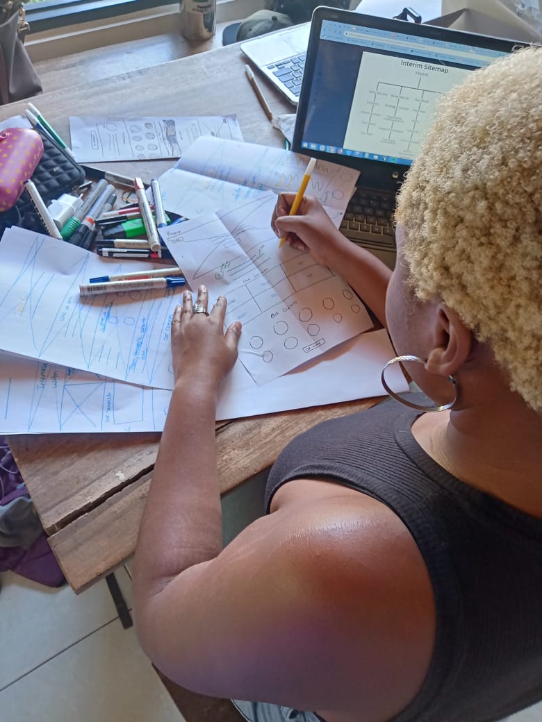 WavemakersCo's tweet image. @RachelMzengi is drafting the wireframe for the new look of Wavemakers website.

#websitewireframe #uxdesign #uxresearch #newwebsite #websitedevelopment