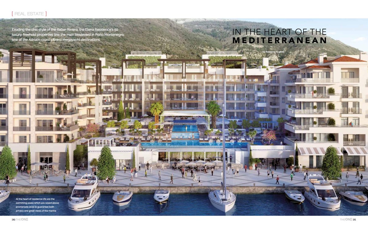 SuperyachtRox's tweet photo. Looking for marina-front living? Look no further than the Elena Residences at @portomonte.
Discover these #luxury properties, exuding all the chic style of the Italian Riviera, in my article for The One Yacht &amp; Design magazine.
https://t.co/C38clH9bfj https://t.co/fMsX0CorL6