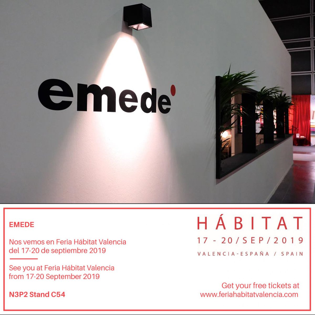 emedemobles's tweet photo. Con todos los proyectos definidos para Feria @habitatvalencia empezamos el mes de septiembre con mucha ilusión 👌

Os esperamos del 17 al 20 en el stand C54 🎉

#emede #emededesign #homedeco #interiorism #mobiliariodevanguardia https://t.co/xMpCdQTuVN https://t.co/liJBFPUn1c