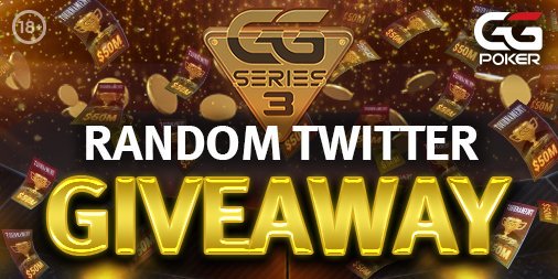 GGPoker's tweet photo. ANNOUNCEMENT:

We are giving away THOUSANDS of dollars worth of tournament tickets for #GGS3 to RANDOM followers for FREE. 

Just make sure to follow us, retweet this, have a registered &amp; verified GGPoker account. Leave your poker #GGPoker nickname! 18+ only. 
#poker https://t.co/dr7s5AxF7X