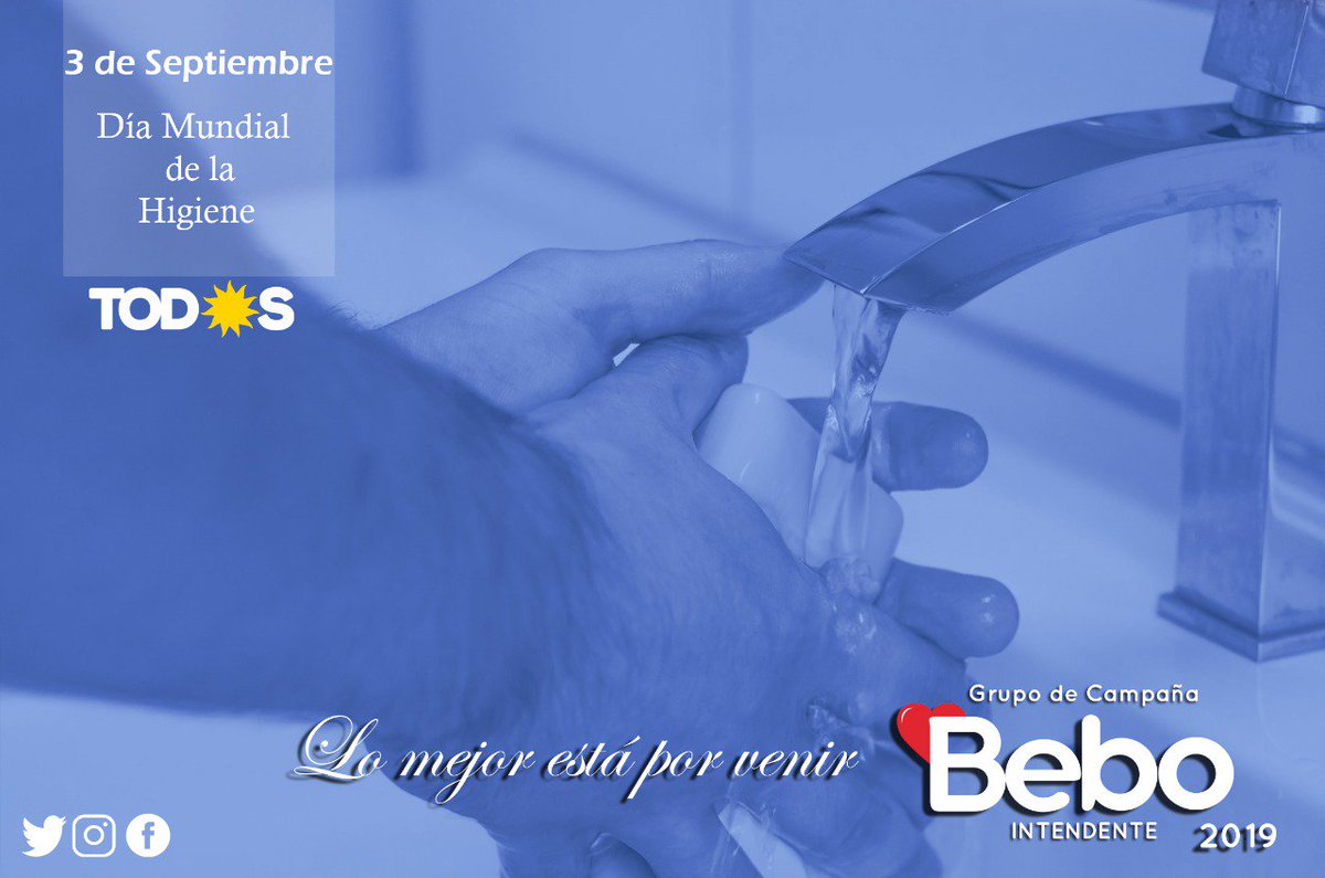 gimenez_bebo's tweet photo. "El Día Mundial de la Higiene se celebra cada 3 de septiembre con el objetivo de promover medidas de aseo para el cuidado de la salud de la población, tanto en el ámbito sanitario como en cada uno de los hogares." ✌️ https://t.co/uiLeqmdmq6