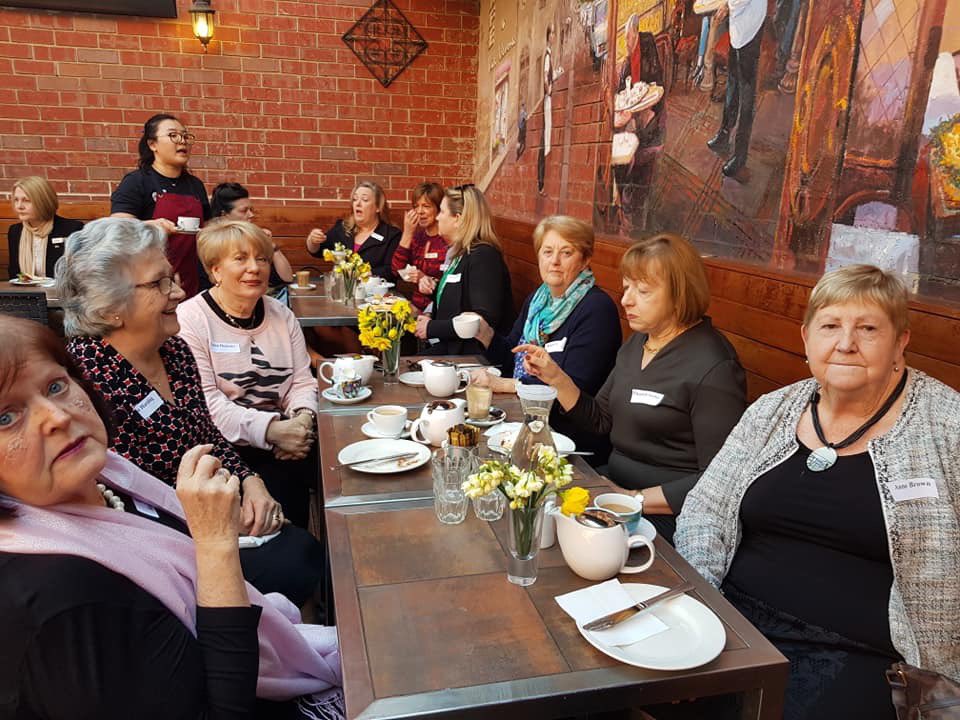 TCS1983's tweet photo. It’s #womanshealthweek! Thanks to @JanetMichelmore from @JeanHailes as our brilliant guest speaker at our Ladies Afternoon Tea at Via Verona in Kew to talk about @JeanHailes important leadership in Women's Health, and to my friend and colleague @georgiecrozier for co-hosting ! https://t.co/4pYyzTSnoH
