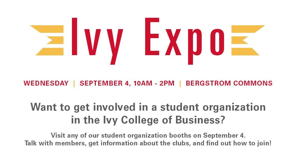 IvyIowaState's tweet photo. Ready to get involved? The Ivy Expo is a great way to choose the Ivy student organization that's right for you. With 25+ undergraduate and graduate student options, there's something for everyone! #IvyInvolved https://t.co/k5Fl01xbSb