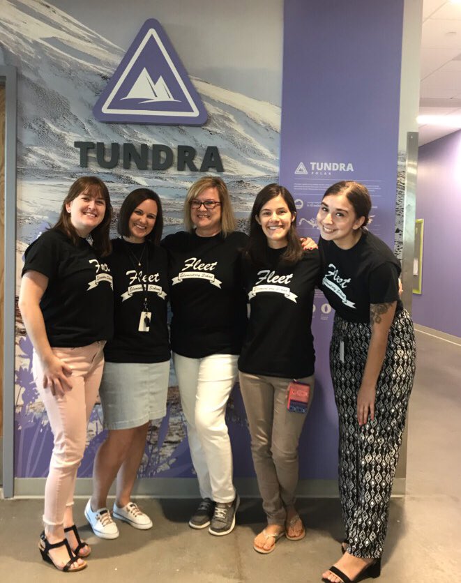Welcome to the Tundra! First day of 5th grade at <a href="/APS_FleetES/">Fleet ES</a>! 👩‍🏫 🎉#FleetES #OnFleet <a href="/Principal_Fleet/">Raymond Laporte</a> <a href="/Fleet_AP/">Allie Weissberg</a> <a href="/MsLaVardera/">Anna LaVardera</a> @MissVoelpel