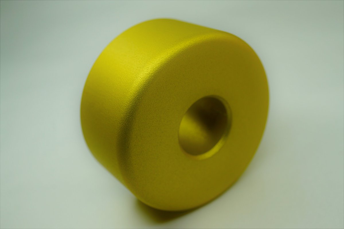 PPCAnodising's tweet photo. We now anodise yellow. #yellow #anodising #aluminium #anodised https://t.co/G1tcauuTHU