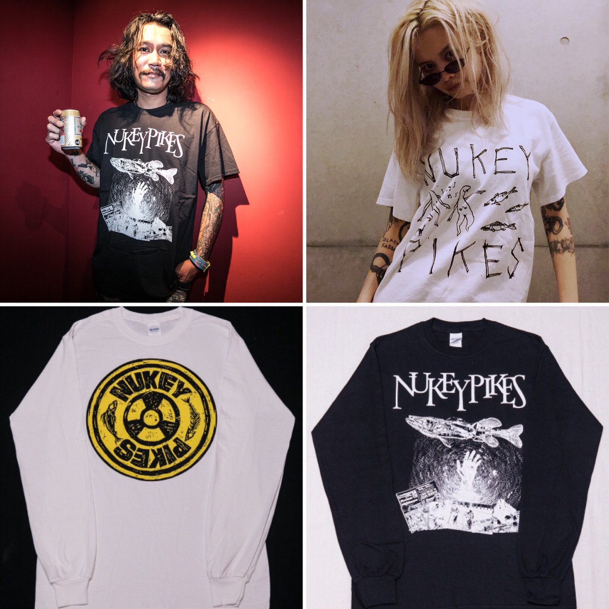 NUKEY PIKES ニューキーパイクス タイダイTシャツ Mサイズ NUKEY PIKES