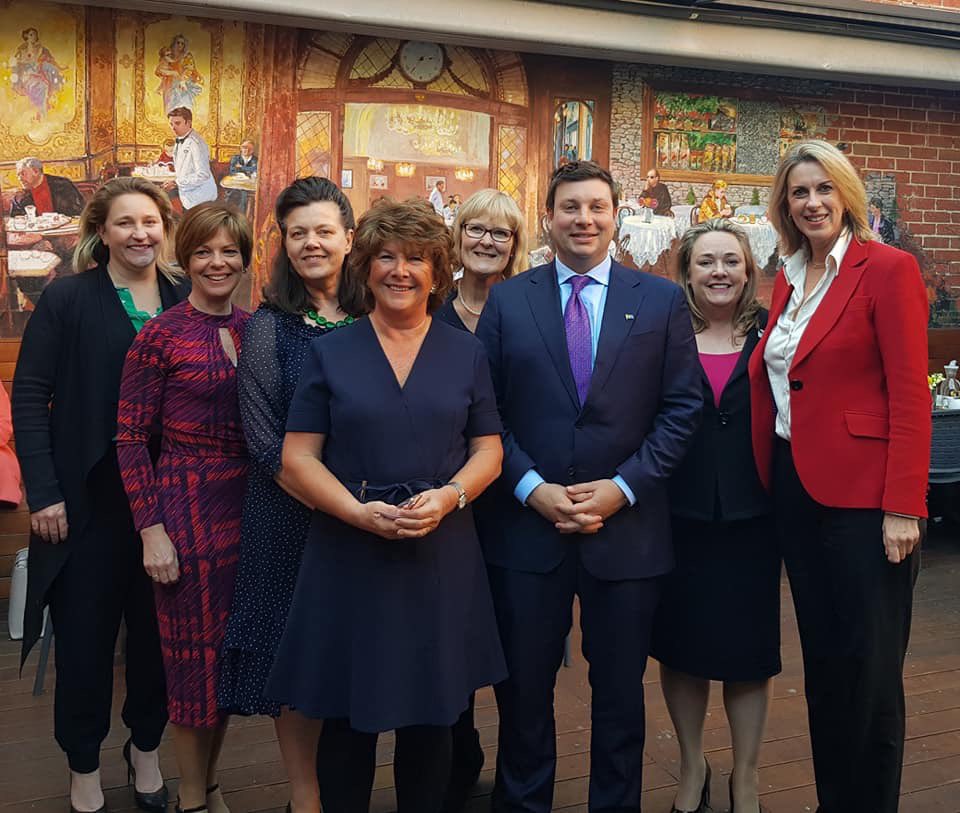 TCS1983's tweet photo. Great to see @felicity4cotham, @LisaForLynden and @CoraltRoss , as well as leaders from from the @heartfoundation, @DementiaAus , @BCNAPinkLady and @MS_Australia to hear a wonderful speech by @JanetMichelmore from @JeanHailes for our afternoon tea celebrating #womanshealthweek https://t.co/H5UaTglT2k