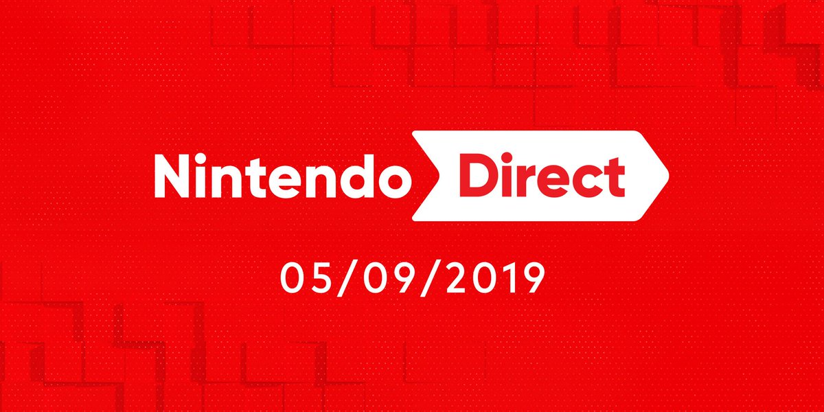 Tune in 05/09 at 00:00 CEST for a #NintendoDirect featuring roughly 40 minutes of information focussed on 2019 #NintendoSwitch titles, including #PokemonSwordShield and #LuigisMansion3.
► bit.ly/2UqHyCn