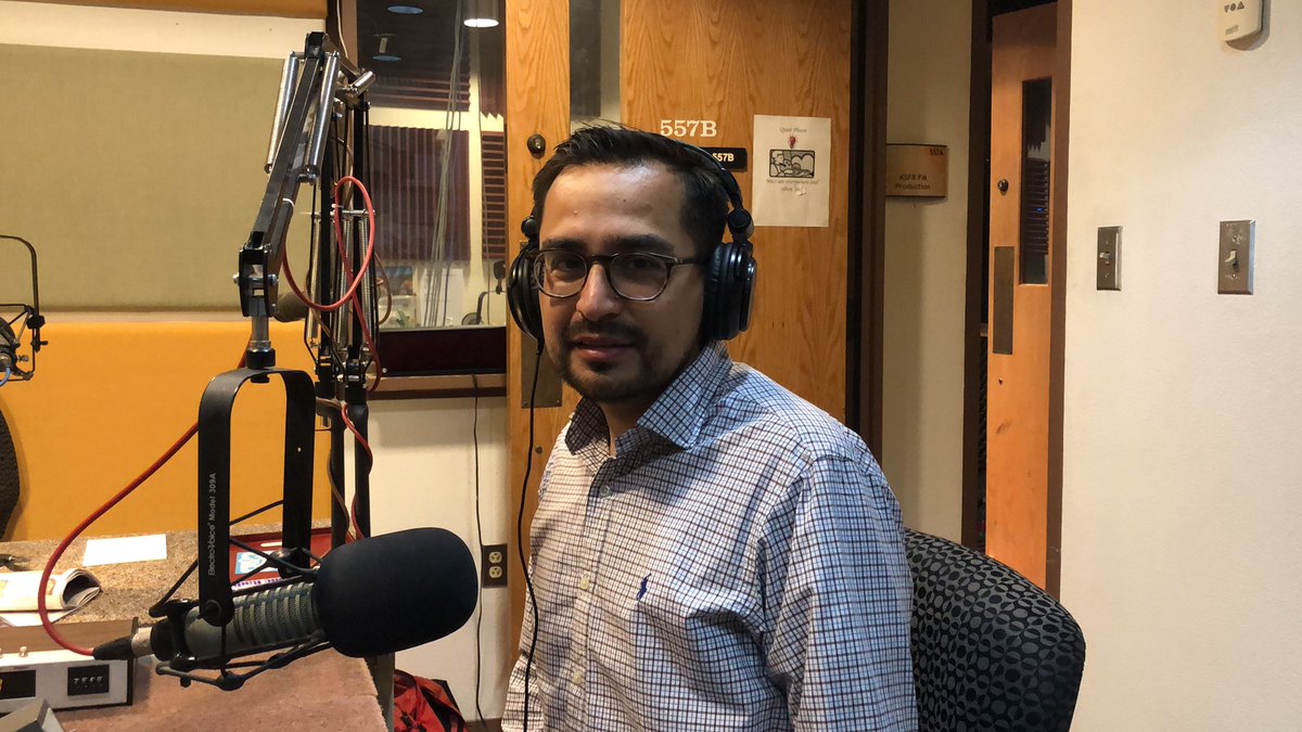 DannyMakiNM's tweet photo. Michael J Garcia is on @ksfrnews at 8:10. He is going to talk about the issues in #district2 and #city of #SantaFe. https://t.co/f81U3lvxsE