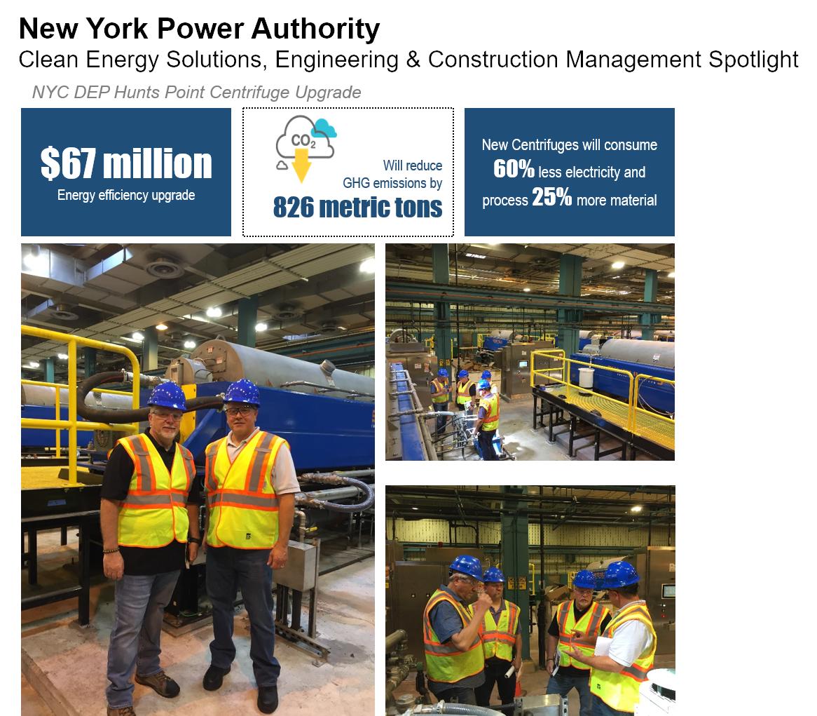 Great day at Hunts Point Water Resource Recovery Facility touring the centrifuge &amp; service water system upgrades which will improve air quality. Great job by our project management team Igor Katsnelson &amp; Keith O’Hara! #projectmanagement #energyefficiency #constructionmanagement