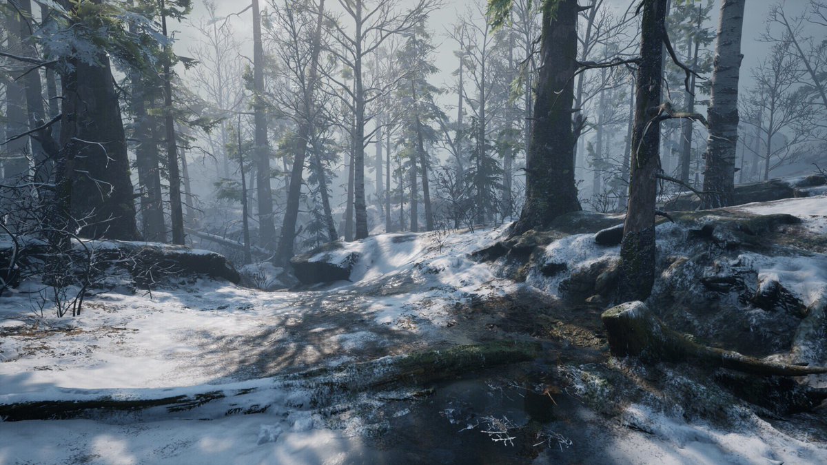 Winter for some environment. Зимний пейзаж концепт арт. Winter forest environment. Winter pack. Снежные елки 3д в игре.