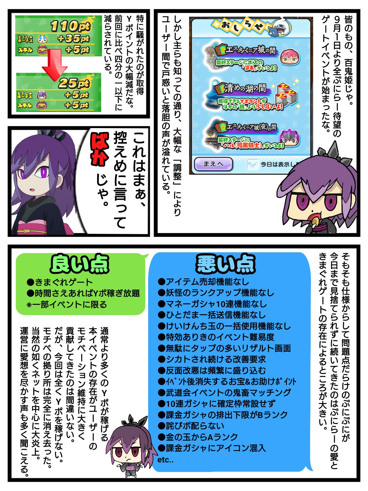 טוויטר ロクちゃん בטוויטר ぷにぷに 百鬼姫愚痴ります T Co Sogcpgiasd