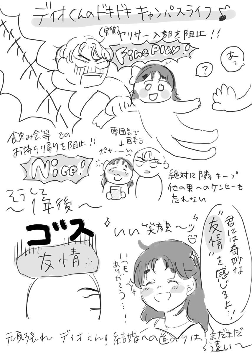 ディオジョナ♀ドキドキキャンパスライフ♪ 