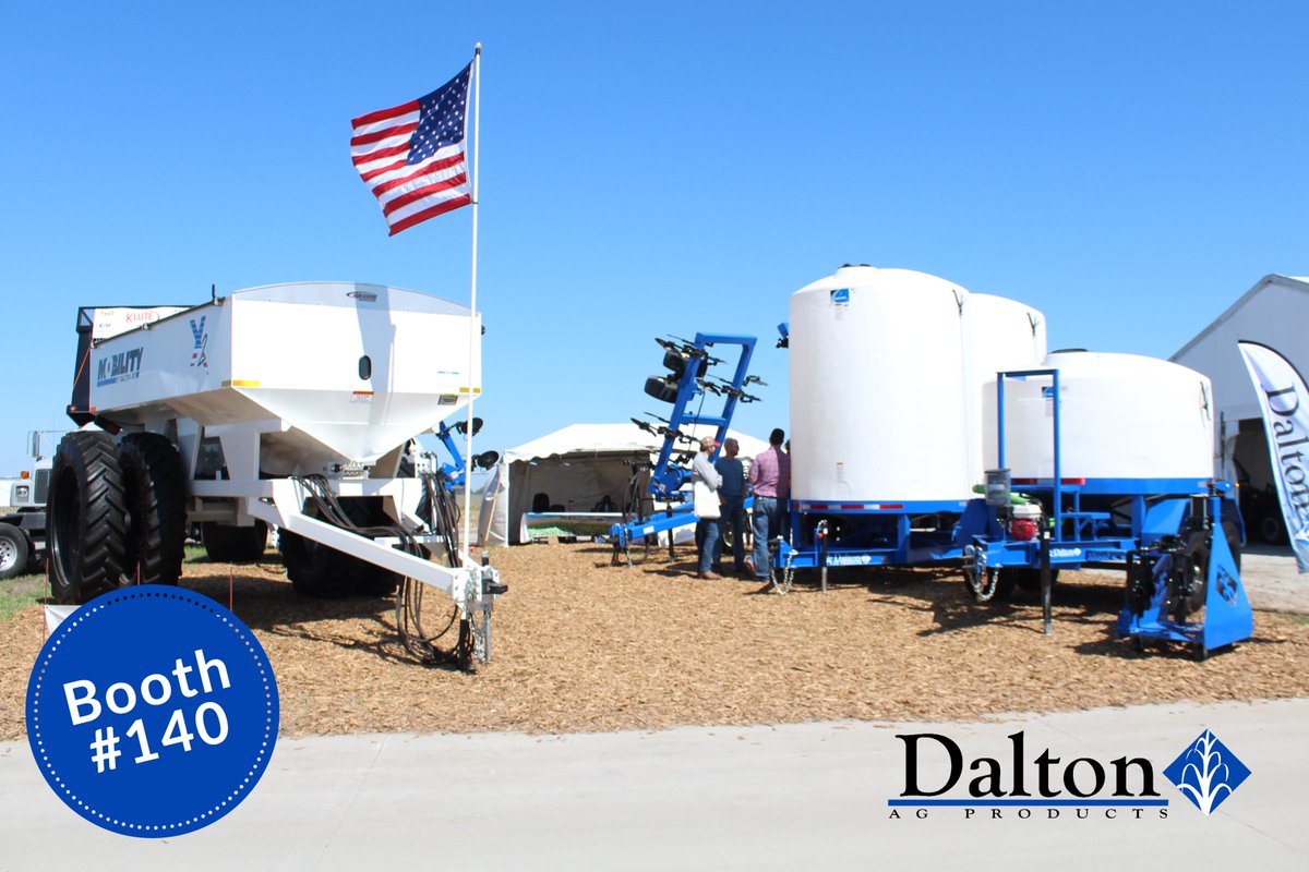 dalton_ag's tweet photo. We're gearing up for Husker Harvest Day next week in Grand Island, NE! We'll be at booth #140 September 10-12. See you soon! @HHDays  #HHDays https://t.co/jj8LVaSEQe
