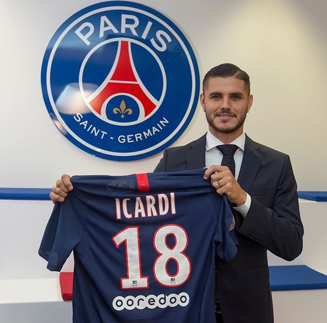 TVSports15's tweet photo. OFFICIAL: Mauro Icardi leave Inter to join in PSG! 🇫🇷
#Icardi #IcardiAParis #ParisSaintGermain #football #Inter #Ligue1 https://t.co/cwrUZ6ctze