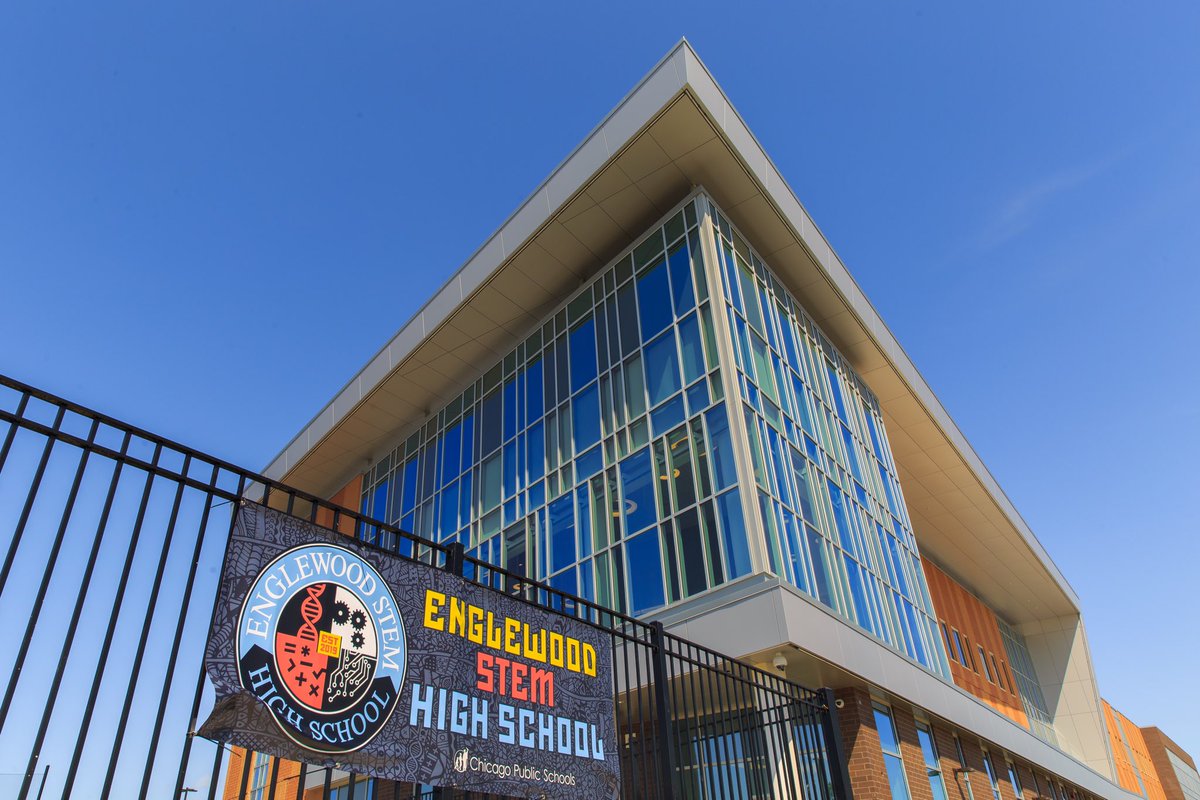 ChiPubSchools's tweet photo. Englewood students: “This school is for you. It is today and will be tomorrow and for years to come. When we talk about equity, this is what we mean.” -@janicejackson https://t.co/SPfcwZDyc0