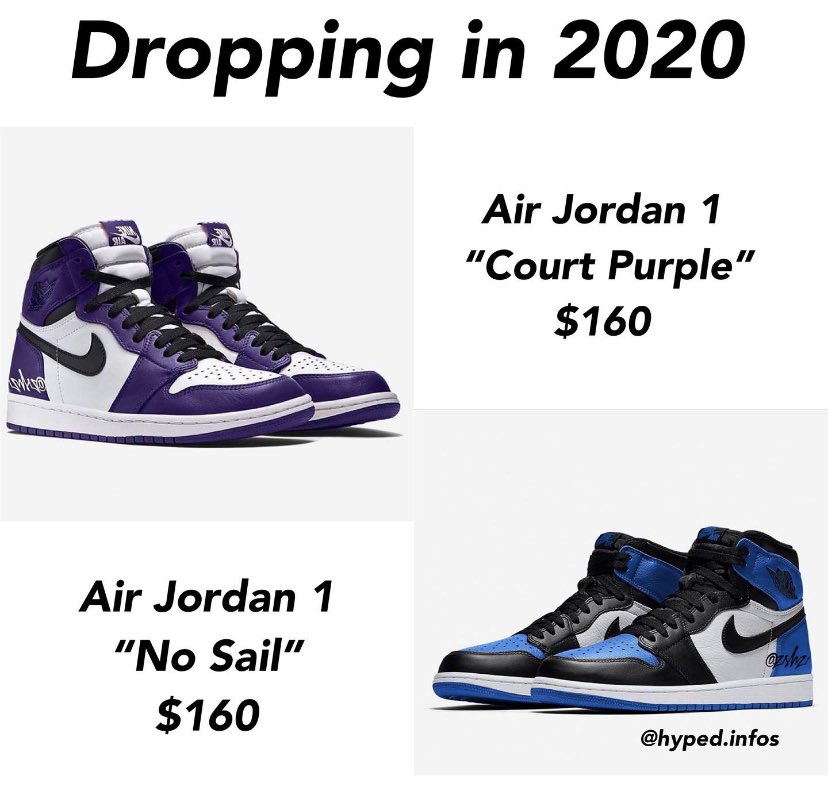 jordan 1 no sail 2020