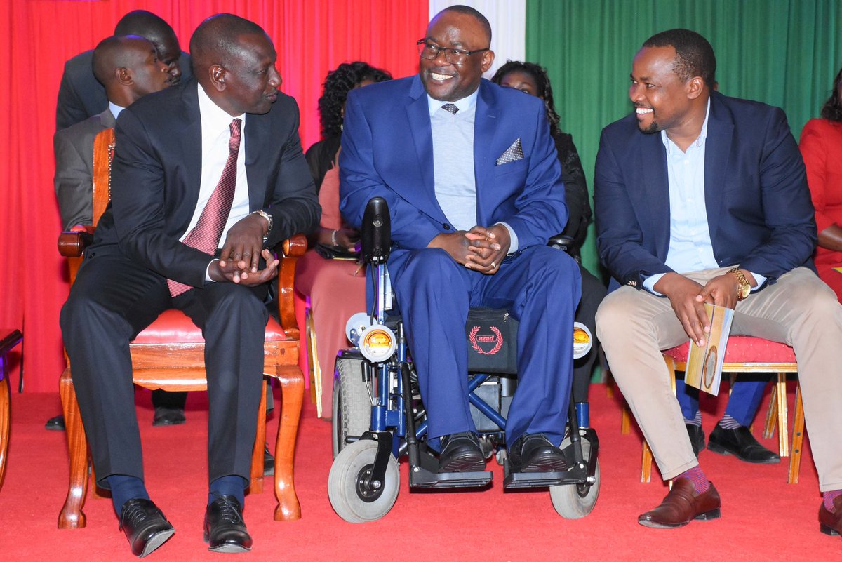 WilliamsRuto's tweet image. At the opening of a 580-bed capacity dormitory at Moi Girls School, Kibra, Nairobi County.